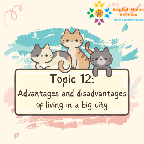 Topic 12 - Advantages and disadvantages of living in a big city