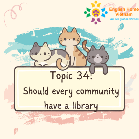 Topic 34 - Should every community have a library